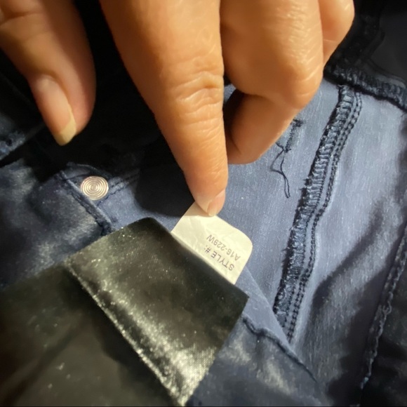 Bianco Navy  Blue Bootcut Pants - Picture 10 of 13